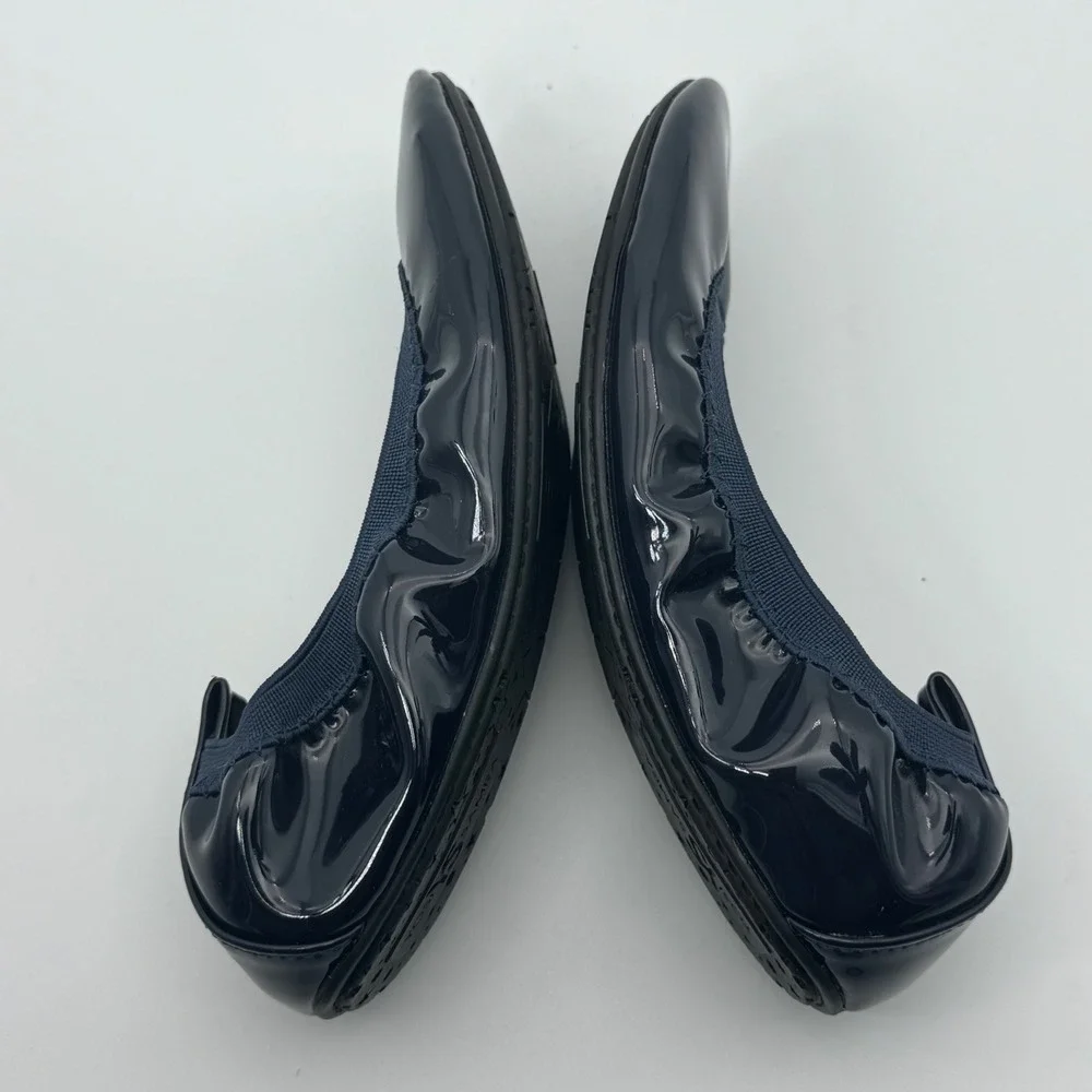 Yosi Samra Ballet Flats Navy Patent‎ Leather Girls Shoes Size 1